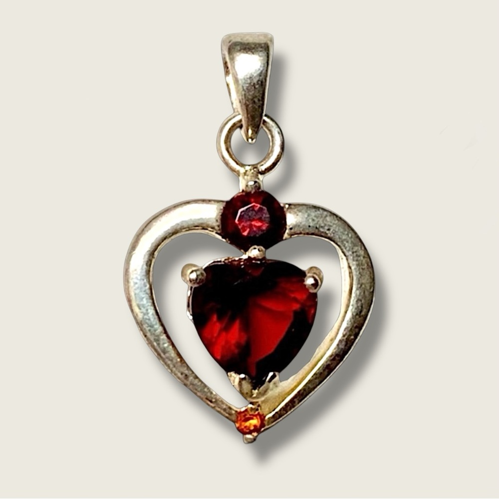 925 Sterling Silver Pendant Hearr